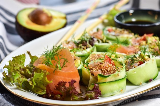 Saláty s grilovanými masy