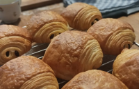 Plundrové těsto - croissanty, čokoládové rolky, skořicoví šneci